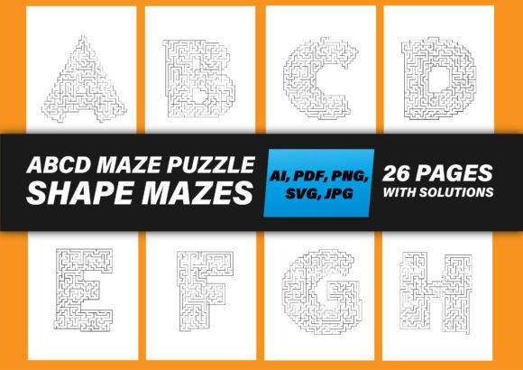Download ABCD Letter Maze Puzzle Game for Kids - Kids Collection