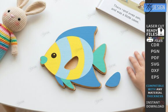 Download Montessori Kids Puzzle Laser Cut | CNC - Kids Collection