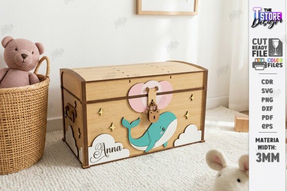 Download Wooden Kids Treasure Chest Laser Cut - Kids Collection