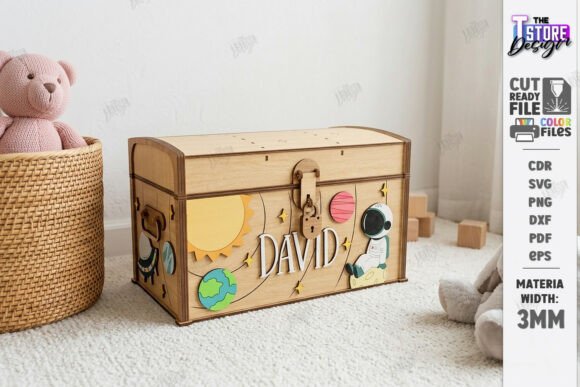 Download Wooden Kids Treasure Chest Laser Cut - Kids Collection