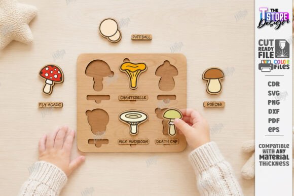 Download Montessori Kids Puzzle Laser Cut | CNC - Kids Collection
