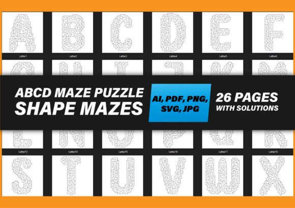Download ABCD Letter Maze Puzzle Game for Kids - Kids Collection
