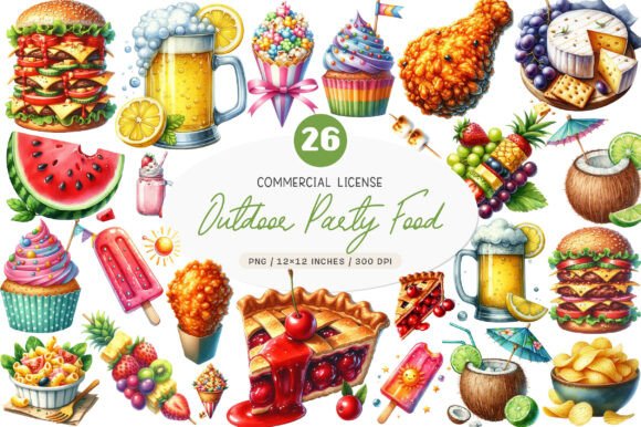 Download Outdoor Party Food PNG - Outdoor party Collection