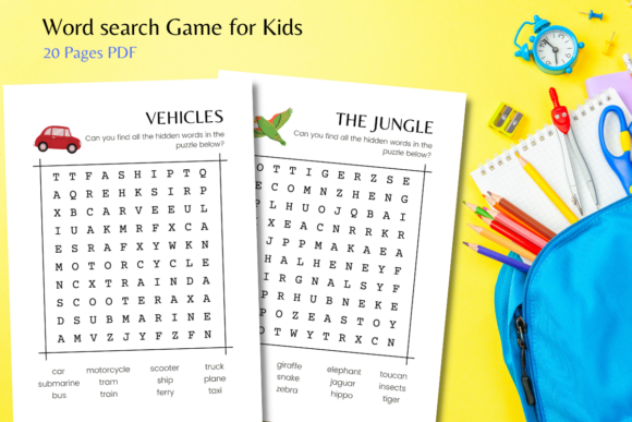 Download Word Search Puzzle for Kids - Kids Collection