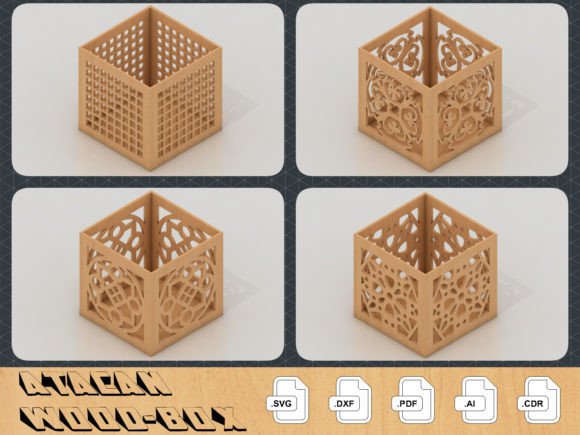Download Glowforge Laser Boxes with Pattern 196 - Premium Resources